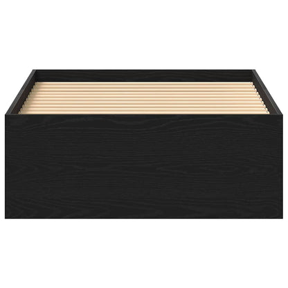 Bedframe zonder matras 75x190 cm spaanplaat zwart eikenkleurig