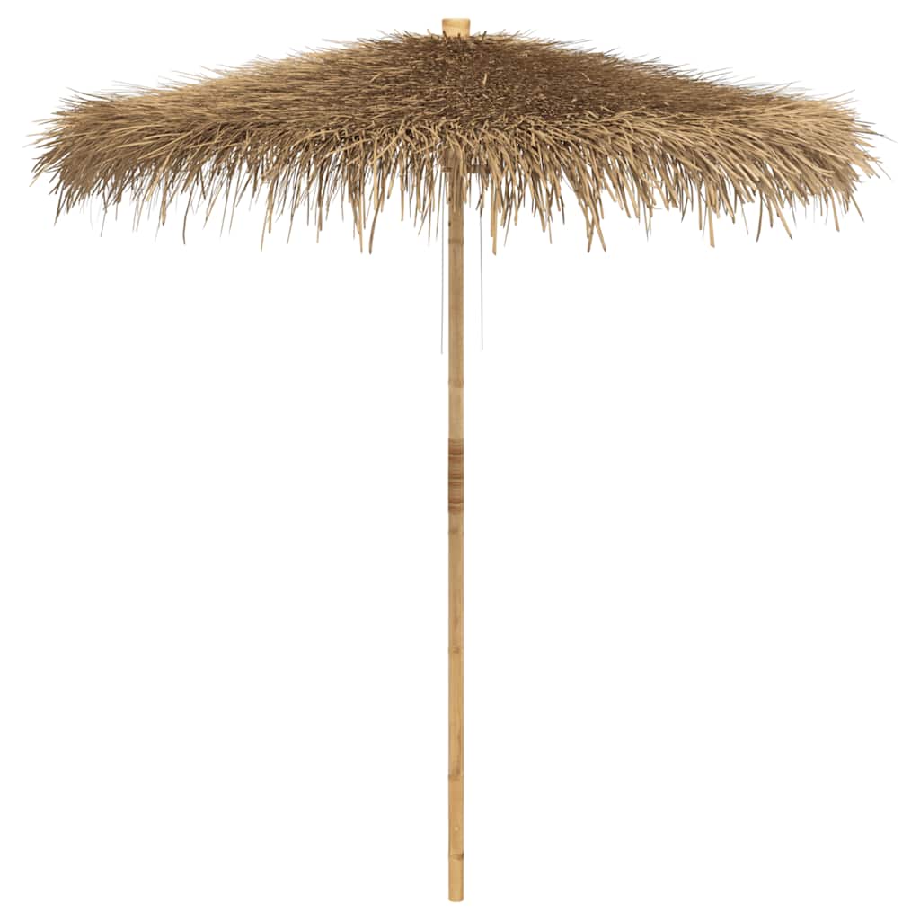 Tiki Paraplu met Bananenblad Luifel 240 cm Bamboe