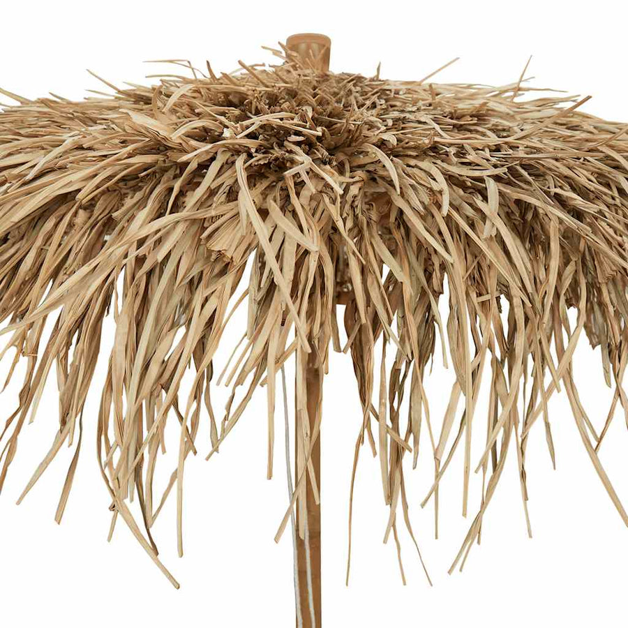 Tiki Paraplu met Bananenblad Luifel 240 cm Bamboe