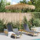 Tiki Umbrella with Banana Leaf Canopy 240 cm Bamboo