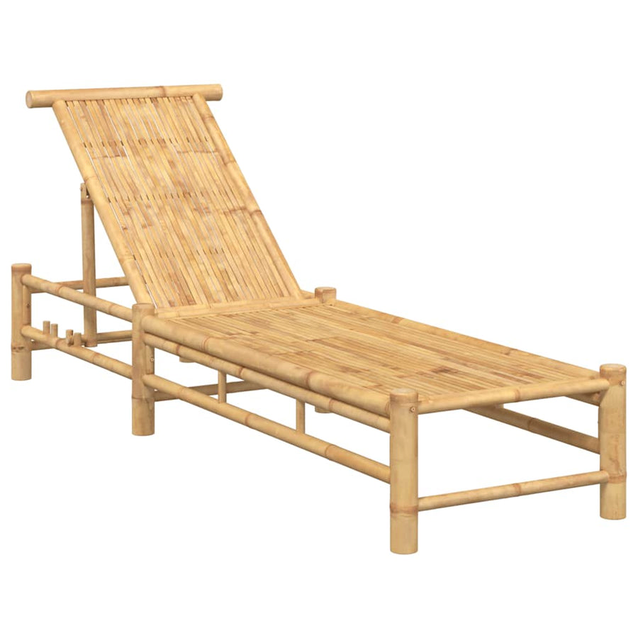 Ligbed 55X199X30 Cm Bamboe Bruin