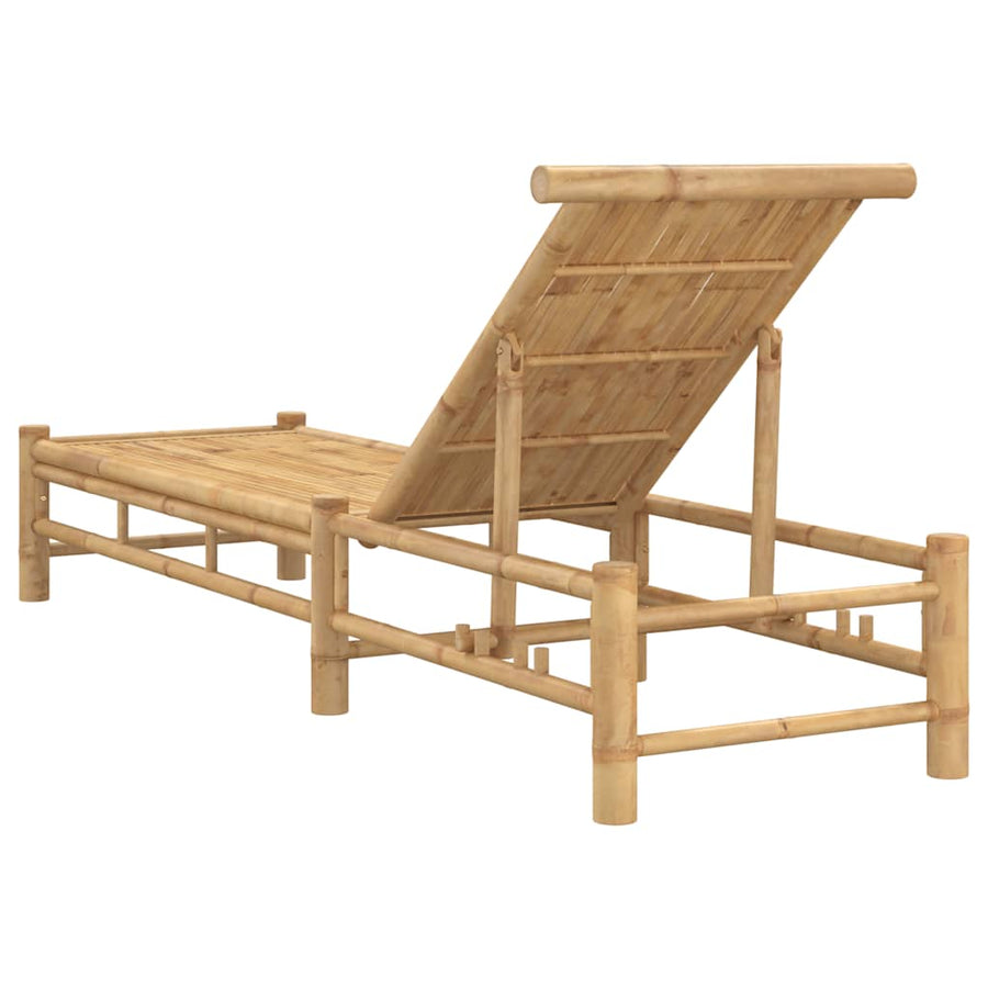 Ligbed 55X199X30 Cm Bamboe Bruin