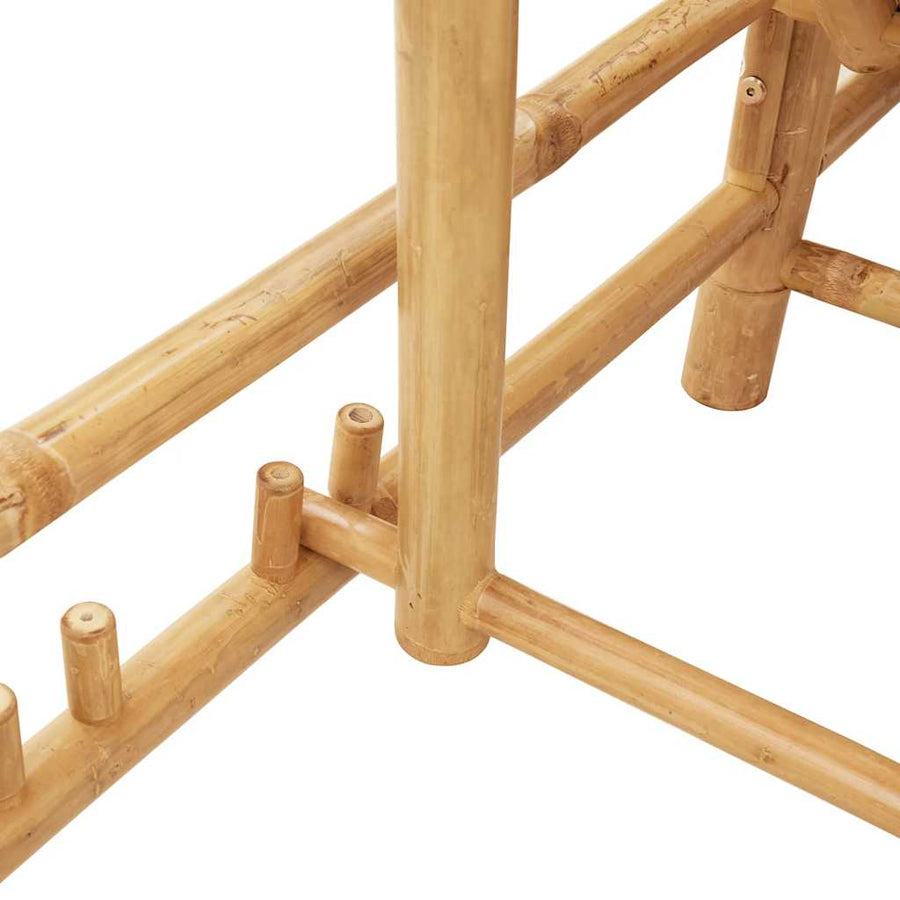 Ligbed 55X199X30 Cm Bamboe Bruin