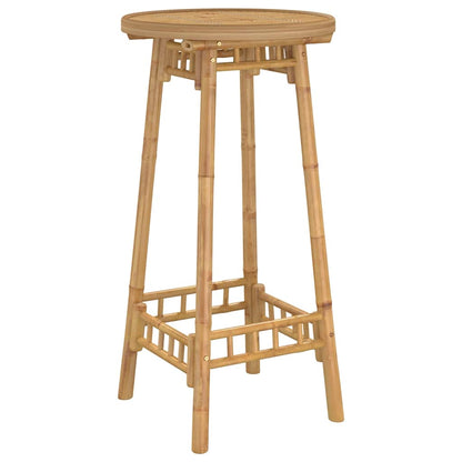 Bartafel Voor Buiten Rond Ø55X100 Cm Bamboe