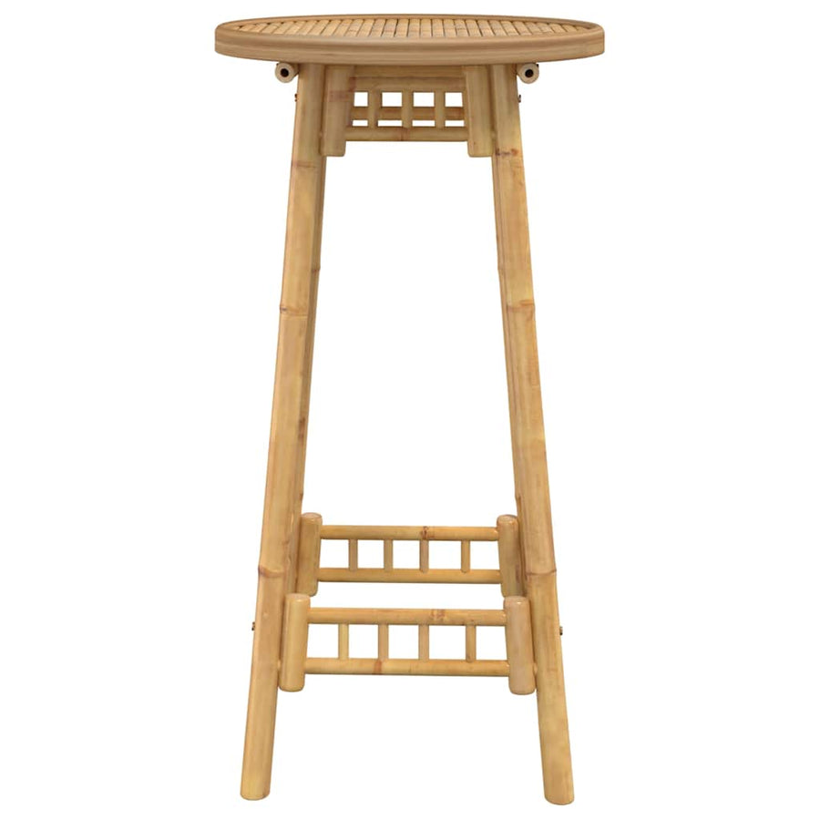 Bartafel Voor Buiten Rond Ø55X100 Cm Bamboe
