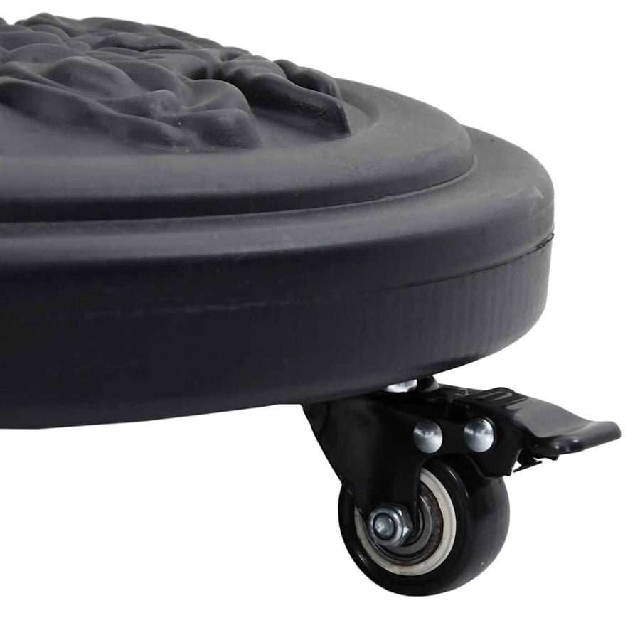 Parasolvoet Zwart Ø38-48 mm PE en beton en ijzer