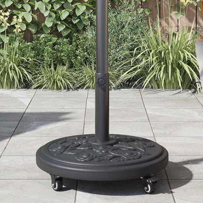 Parasolvoet Zwart Ø38-48 mm PE en beton en ijzer