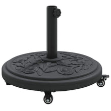 Parasolvoet Zwart Ø38-48 mm PE en beton en ijzer