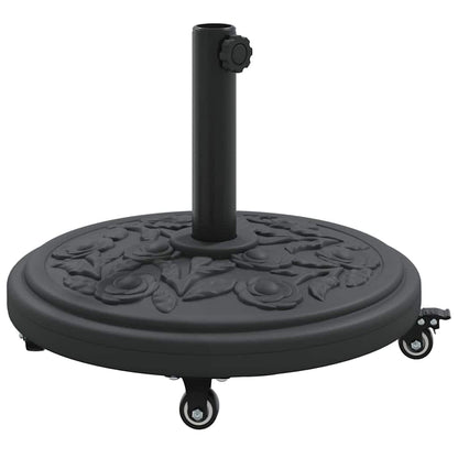 Parasolvoet Zwart Ø38-48 mm PE en beton en ijzer