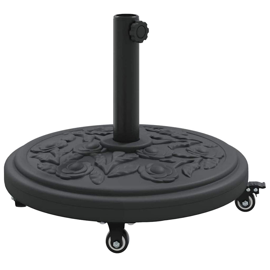 Parasolvoet Zwart Ø38-48 mm PE en beton en ijzer