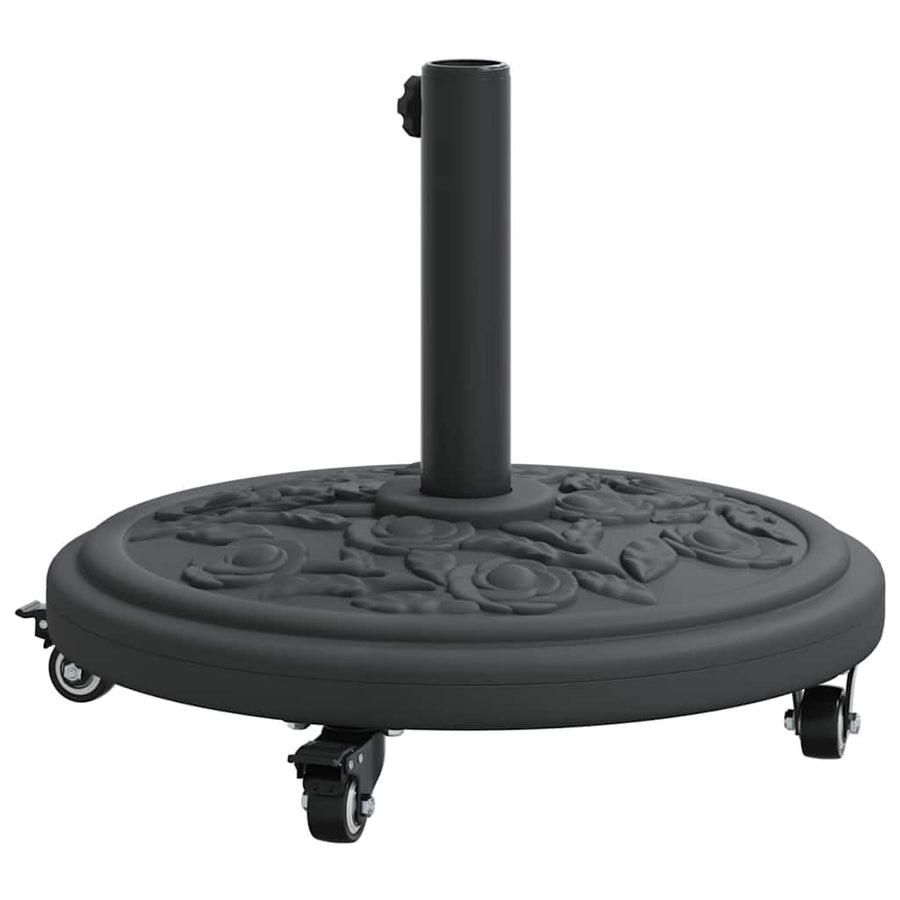 Parasolvoet Zwart Ø38-48 mm PE en beton en ijzer