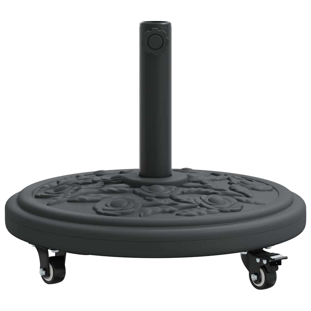 Parasolvoet Zwart Ø38-48 mm PE en beton en ijzer
