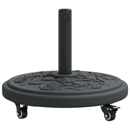 Parasolvoet Zwart Ø38-48 mm PE en beton en ijzer