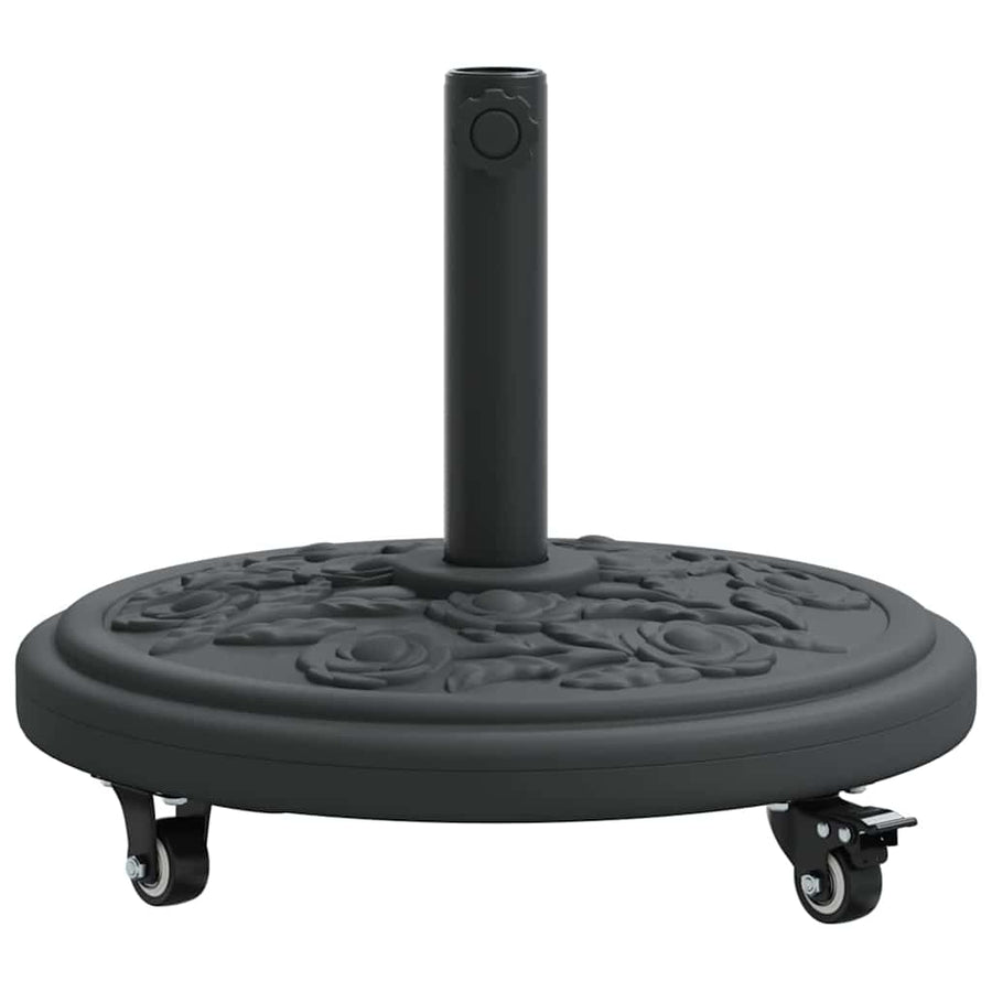 Parasolvoet Zwart Ø38-48 mm PE en beton en ijzer