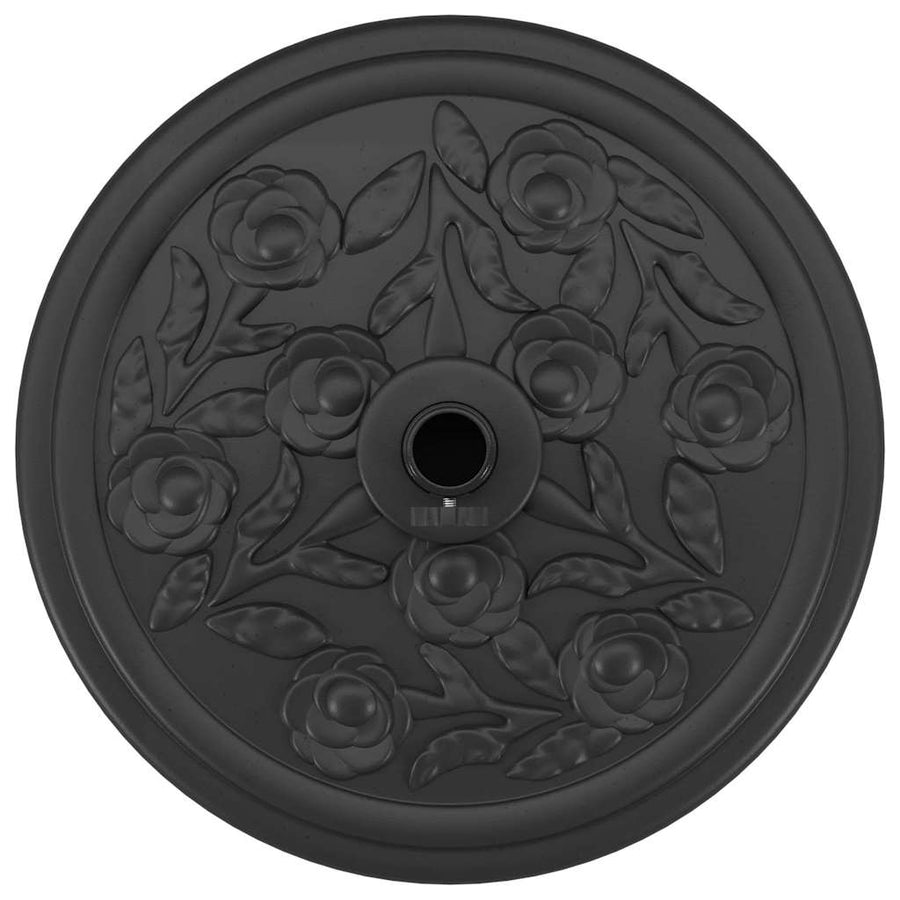 Parasolvoet Zwart Ø38-48 mm PE en beton en ijzer
