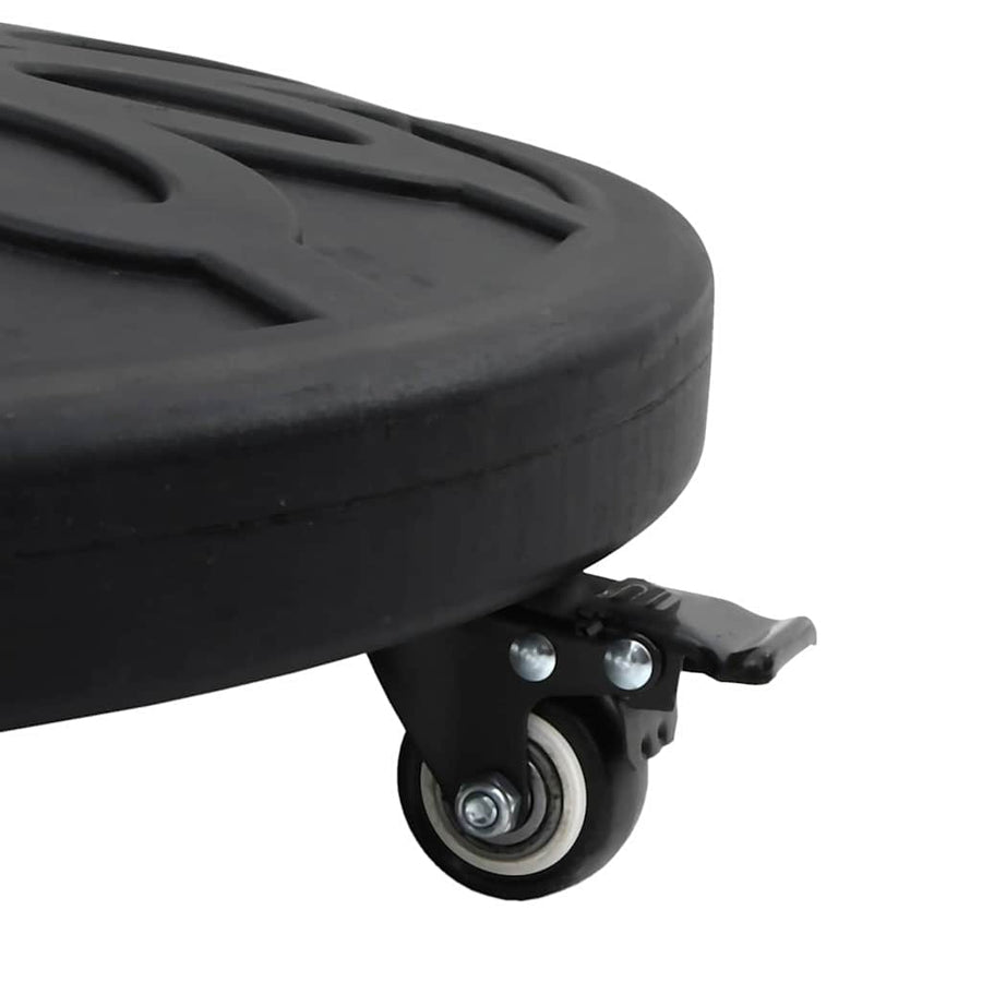 Parasolvoet Zwart Ø38-48 mm PE en beton en ijzer