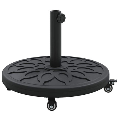 Parasolvoet Zwart Ø38-48 mm PE en beton en ijzer
