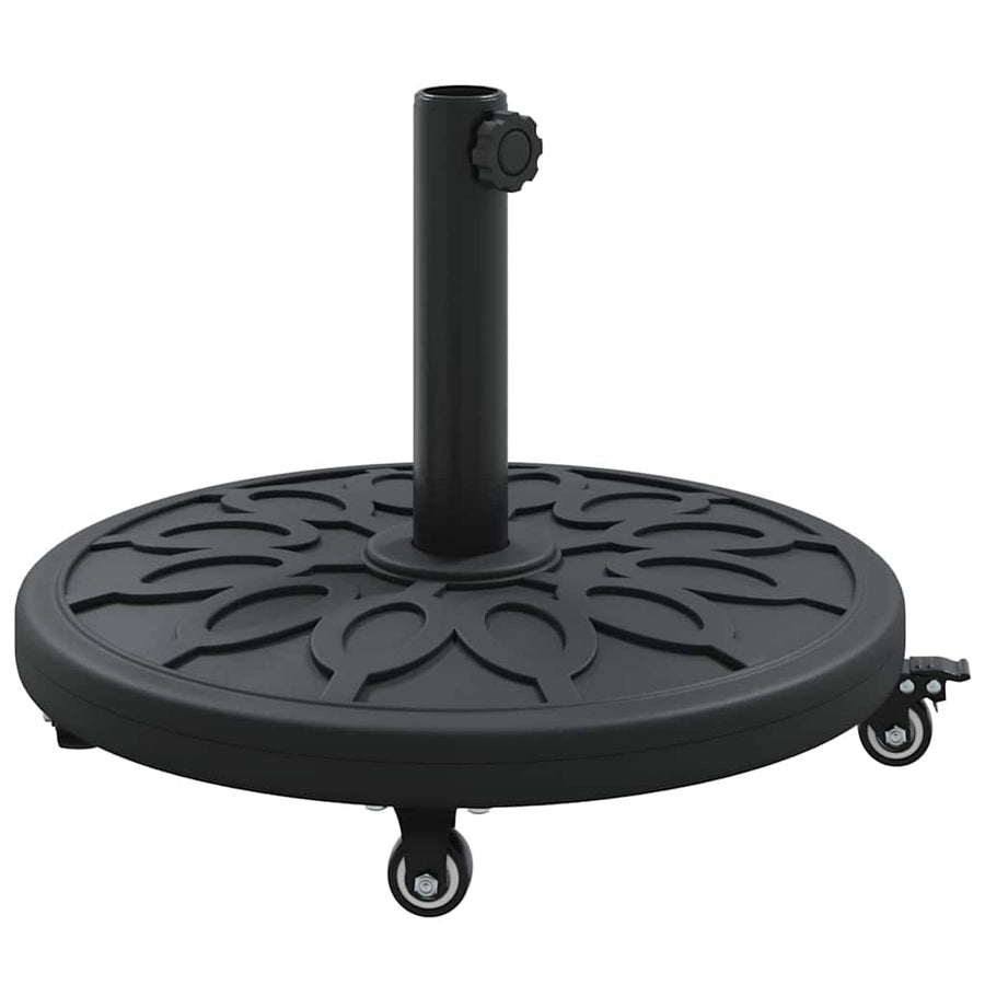 Parasolvoet Zwart Ø38-48 mm PE en beton en ijzer
