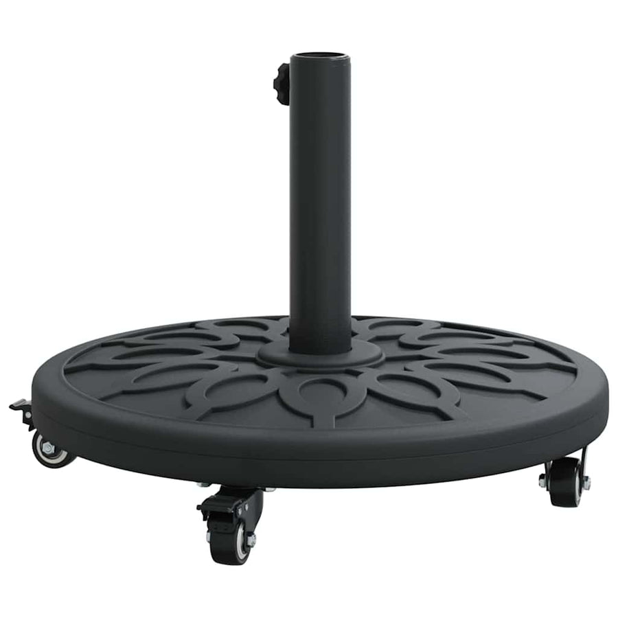 Parasolvoet Zwart Ø38-48 mm PE en beton en ijzer