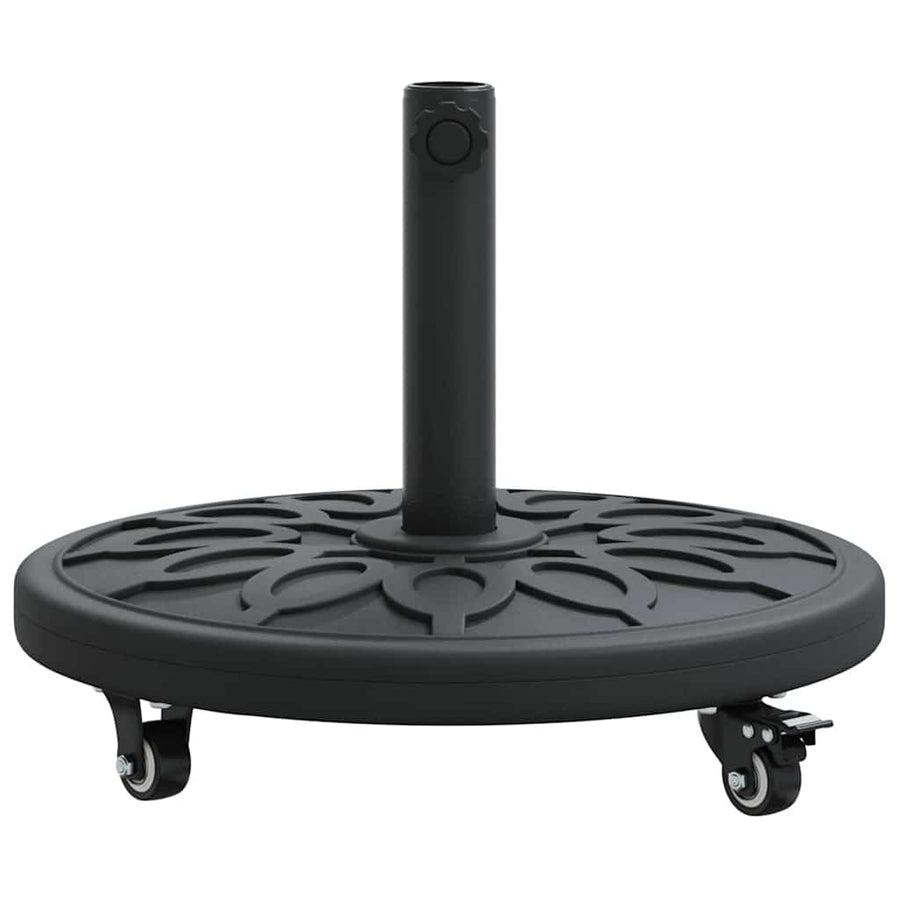 Parasolvoet Zwart Ø38-48 mm PE en beton en ijzer