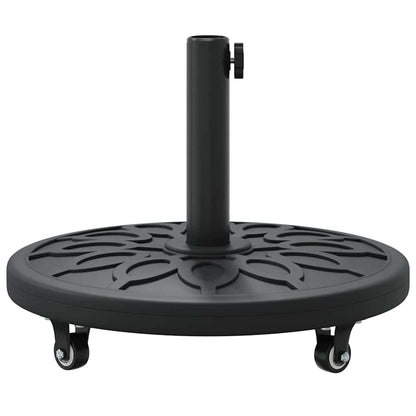 Parasolvoet Zwart Ø38-48 mm PE en beton en ijzer
