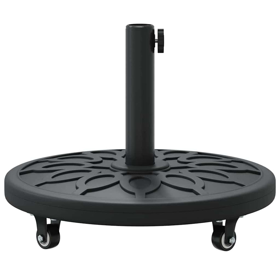 Parasolvoet Zwart Ø38-48 mm PE en beton en ijzer