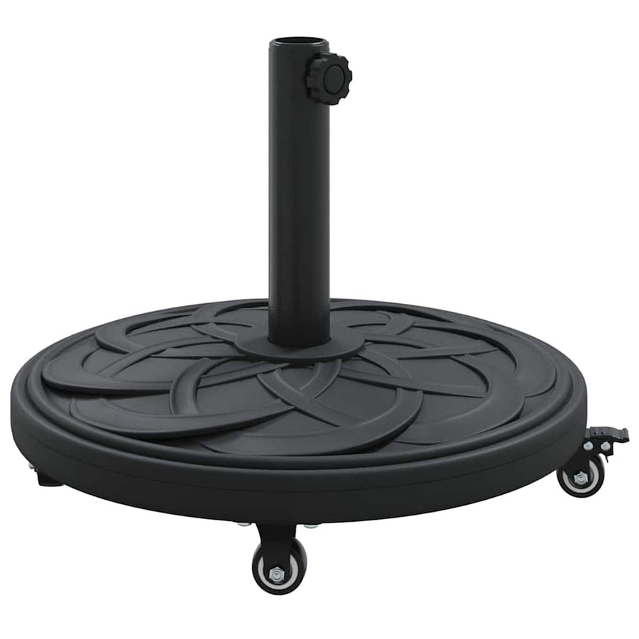 Parasolvoet Zwart Ø38-48 mm PE en beton en ijzer