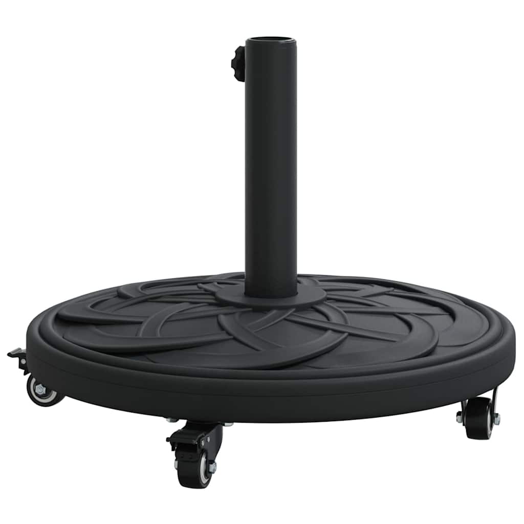 Parasolvoet Zwart Ø38-48 mm PE en beton en ijzer