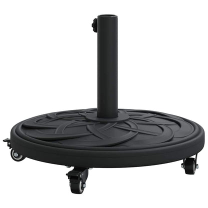 Parasolvoet Zwart Ø38-48 mm PE en beton en ijzer