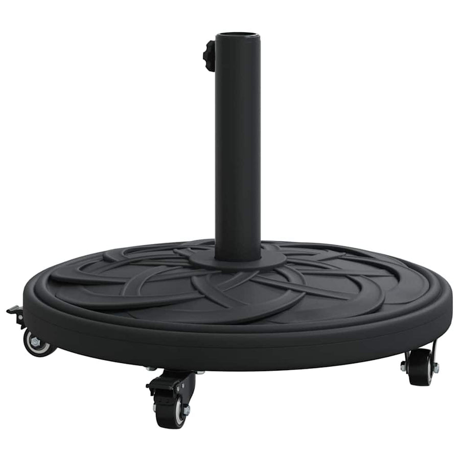 Parasolvoet Zwart Ø38-48 mm PE en beton en ijzer