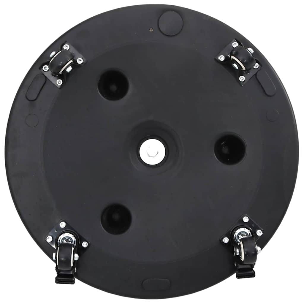 Parasolvoet Zwart Ø38-48 mm PE en beton en ijzer