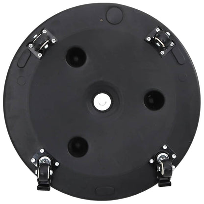 Parasolvoet Zwart Ø38-48 mm PE en beton en ijzer