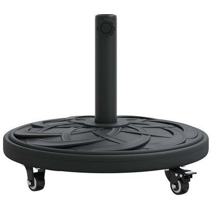 Parasolvoet Zwart Ø38-48 mm PE en beton en ijzer