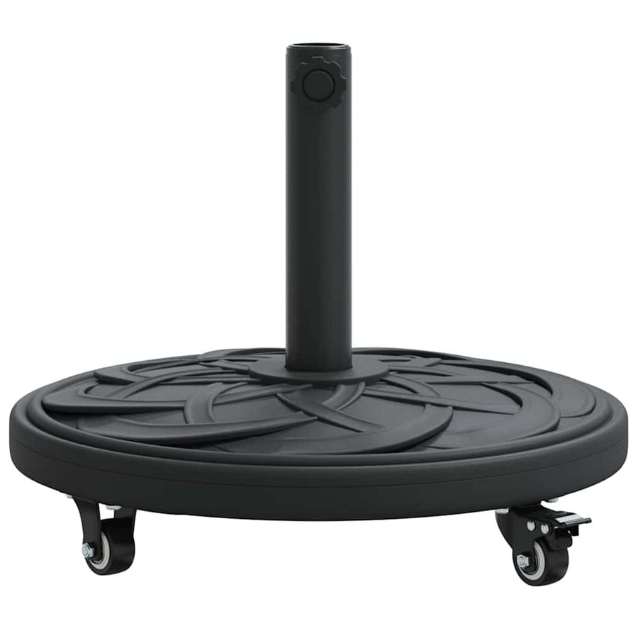 Parasolvoet Zwart Ø38-48 mm PE en beton en ijzer