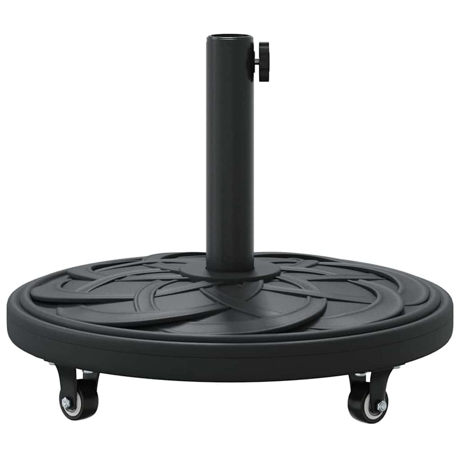 Parasolvoet Zwart Ø38-48 mm PE en beton en ijzer