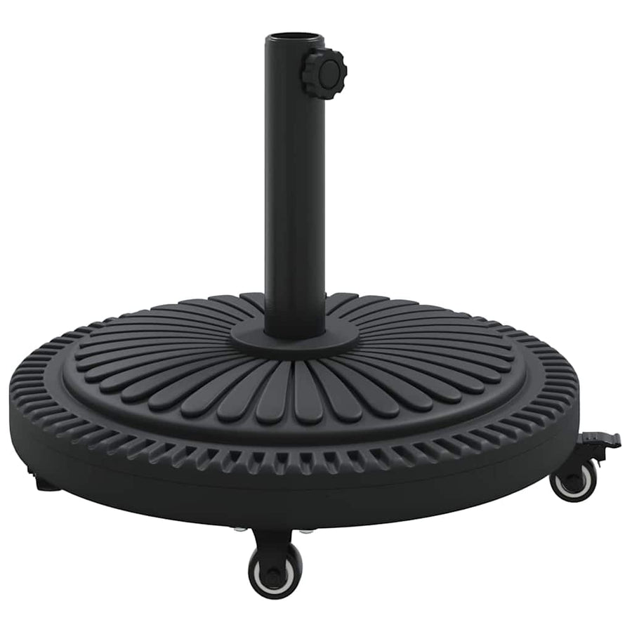 Parasolvoet Zwart Ø38-48 mm PE en beton en ijzer