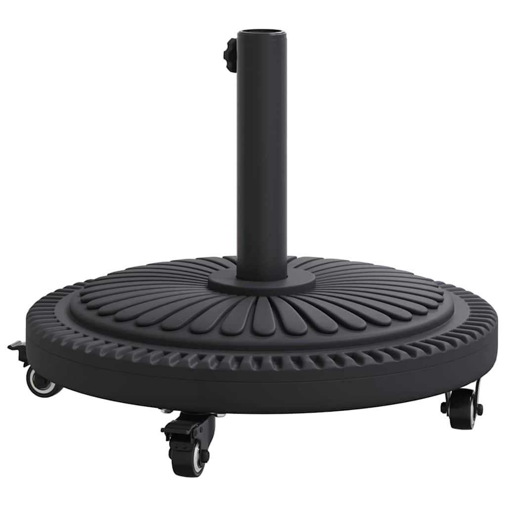 Parasolvoet Zwart Ø38-48 mm PE en beton en ijzer