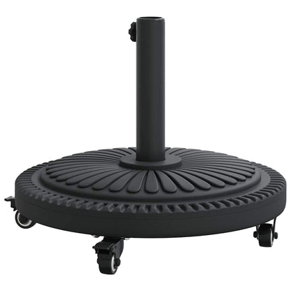 Parasolvoet Zwart Ø38-48 mm PE en beton en ijzer