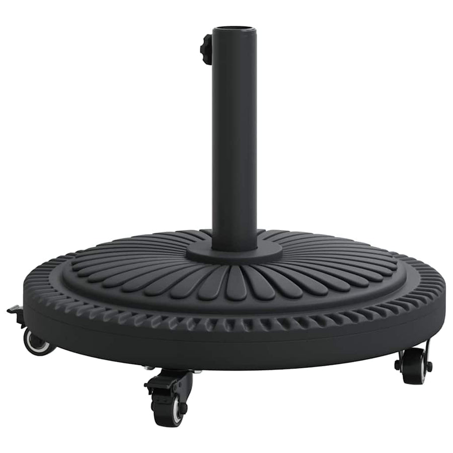 Parasolvoet Zwart Ø38-48 mm PE en beton en ijzer