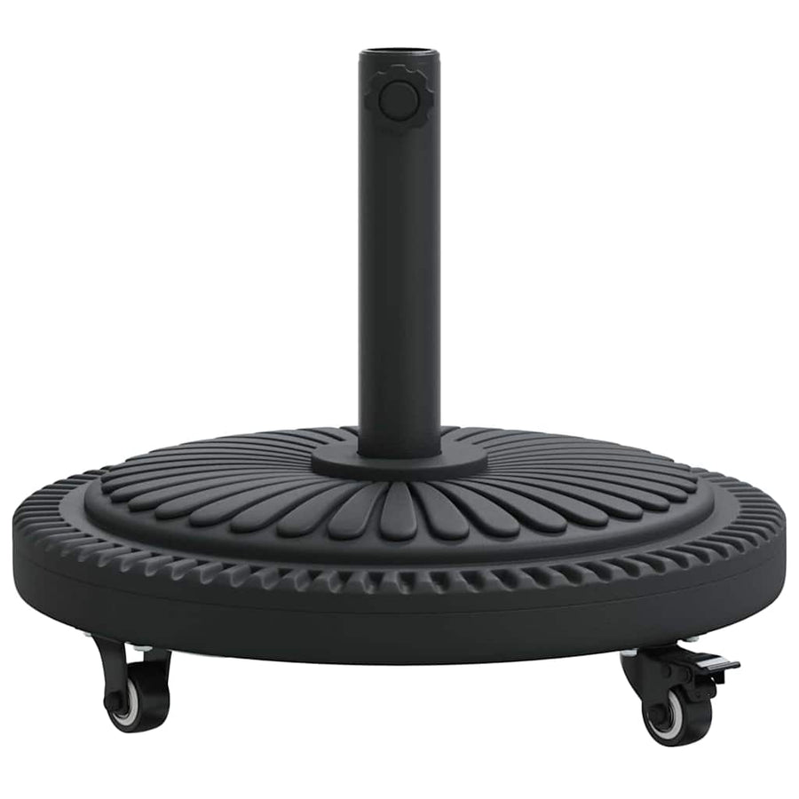 Parasolvoet Zwart Ø38-48 mm PE en beton en ijzer