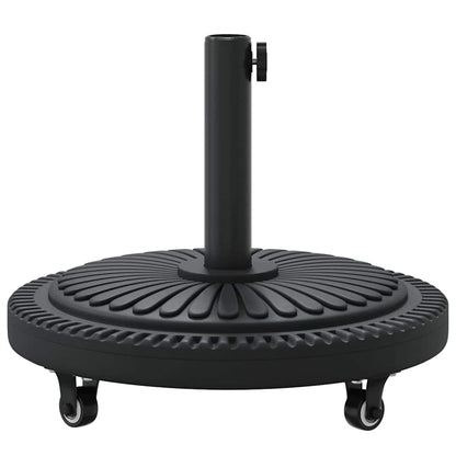 Parasolvoet Zwart Ø38-48 mm PE en beton en ijzer