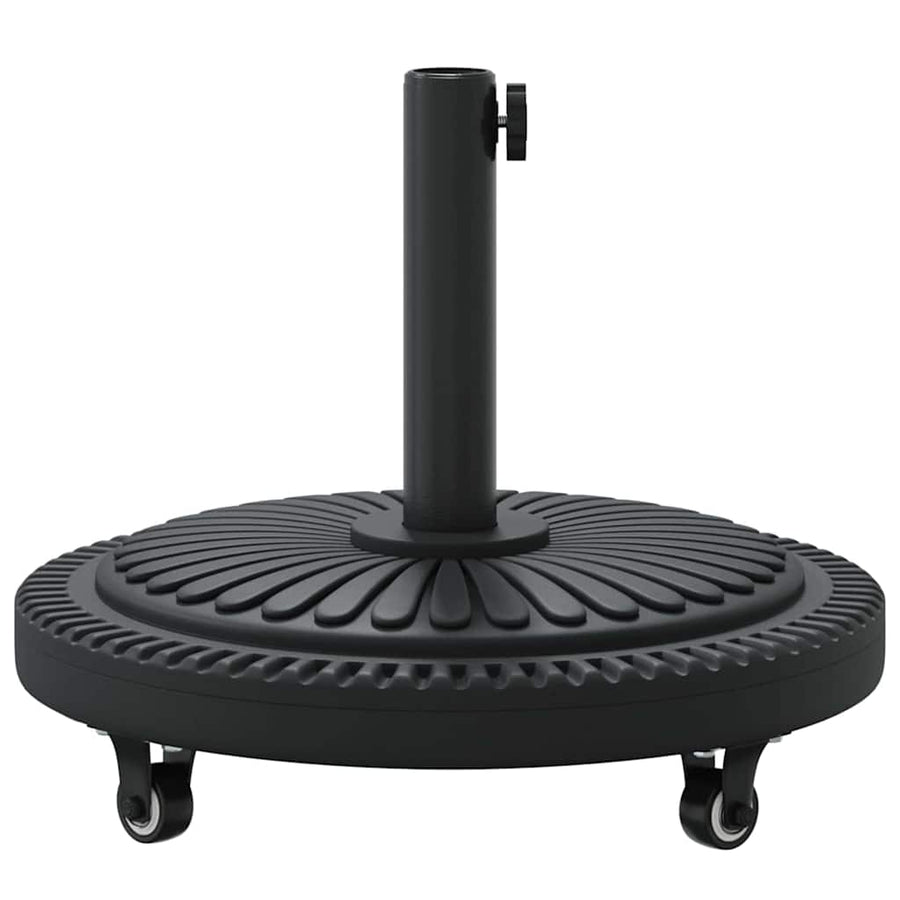 Parasolvoet Zwart Ø38-48 mm PE en beton en ijzer