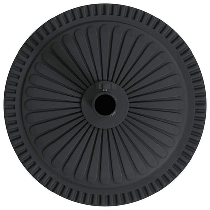 Parasolvoet Zwart Ø38-48 mm PE en beton en ijzer