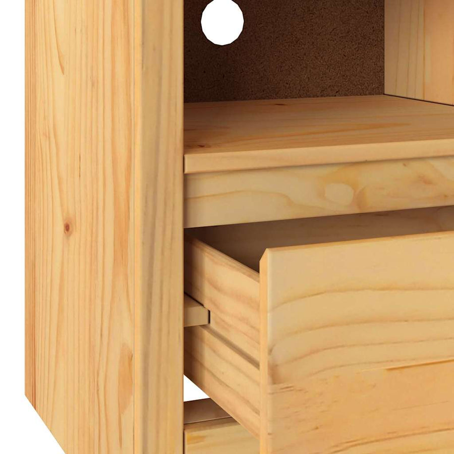 TV Kast Drammen Eiken 99 x 43 x 55 cm Massief grenenhout