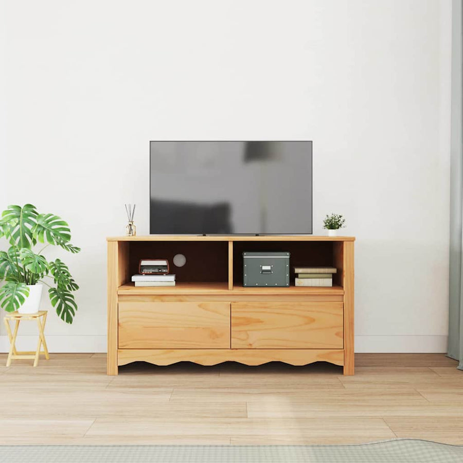 TV Kast Drammen Eiken 99 x 43 x 55 cm Massief grenenhout