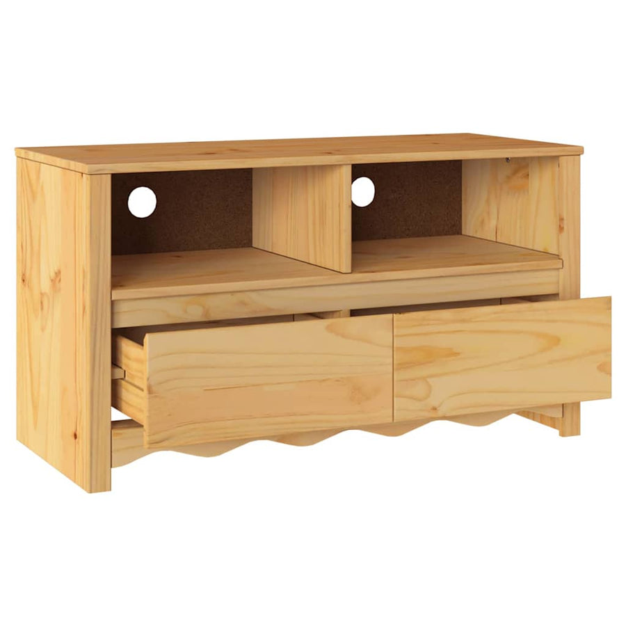 TV Kast Drammen Eiken 99 x 43 x 55 cm Massief grenenhout