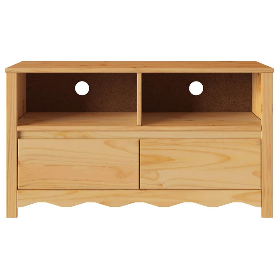 TV Kast Drammen Eiken 99 x 43 x 55 cm Massief grenenhout