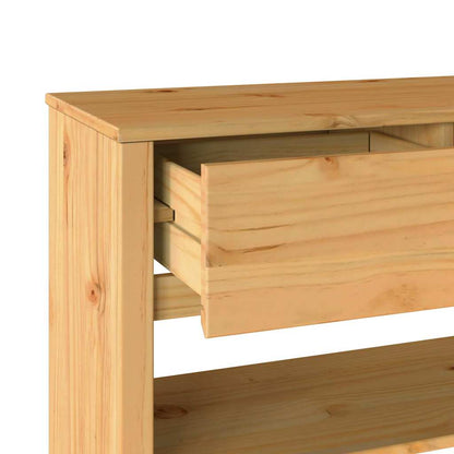 Wandtafel Drammen Eiken 89,5 x 37 x 73 cm Massief grenenhout