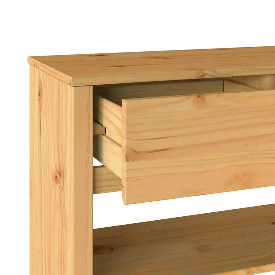 Wandtafel Drammen Eiken 89,5 x 37 x 73 cm Massief grenenhout