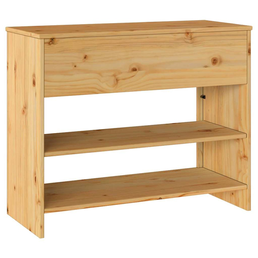 Wandtafel Drammen Eiken 89,5 x 37 x 73 cm Massief grenenhout